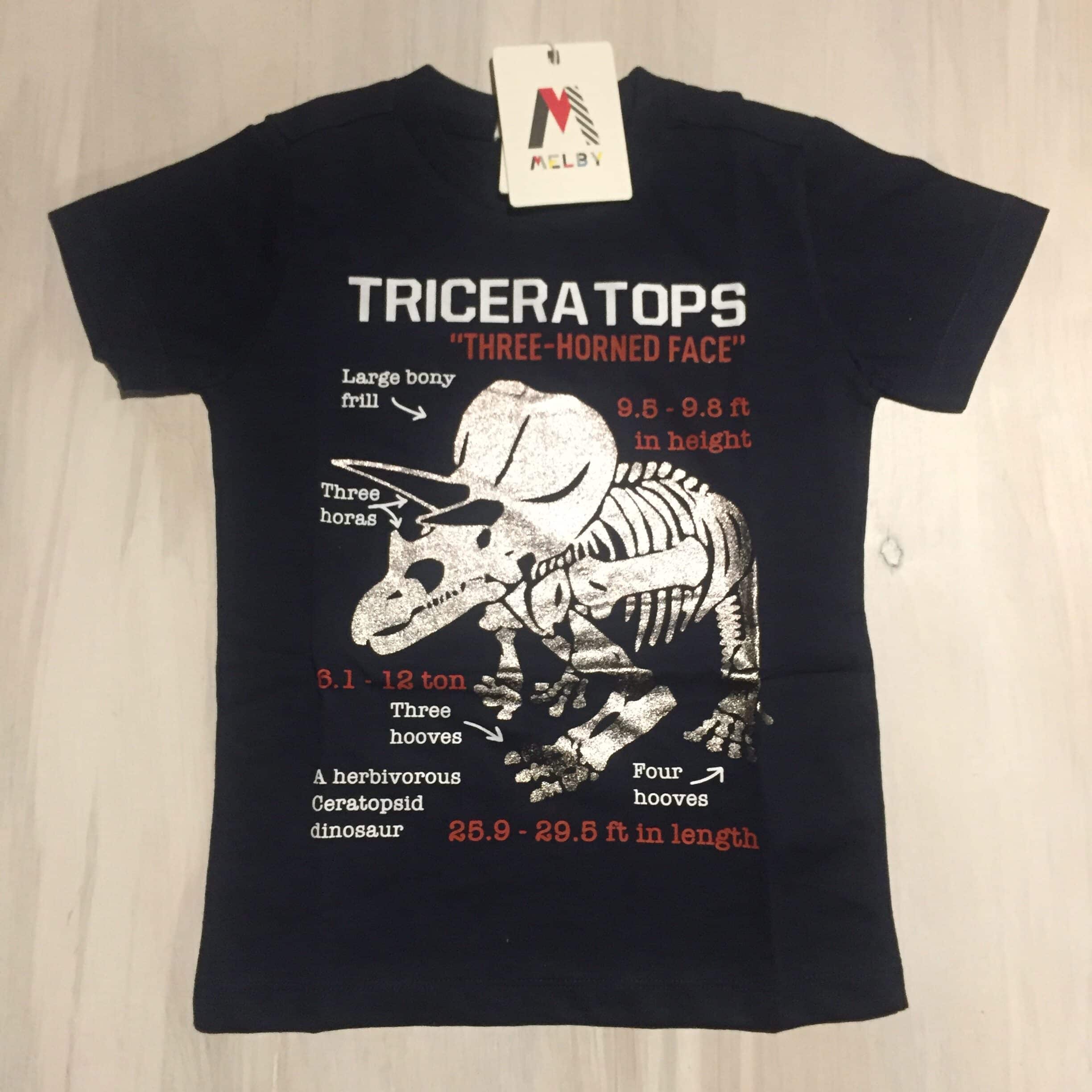 t-shirt-triceratops-blu-navy-manica-corta-melby-dinosauri